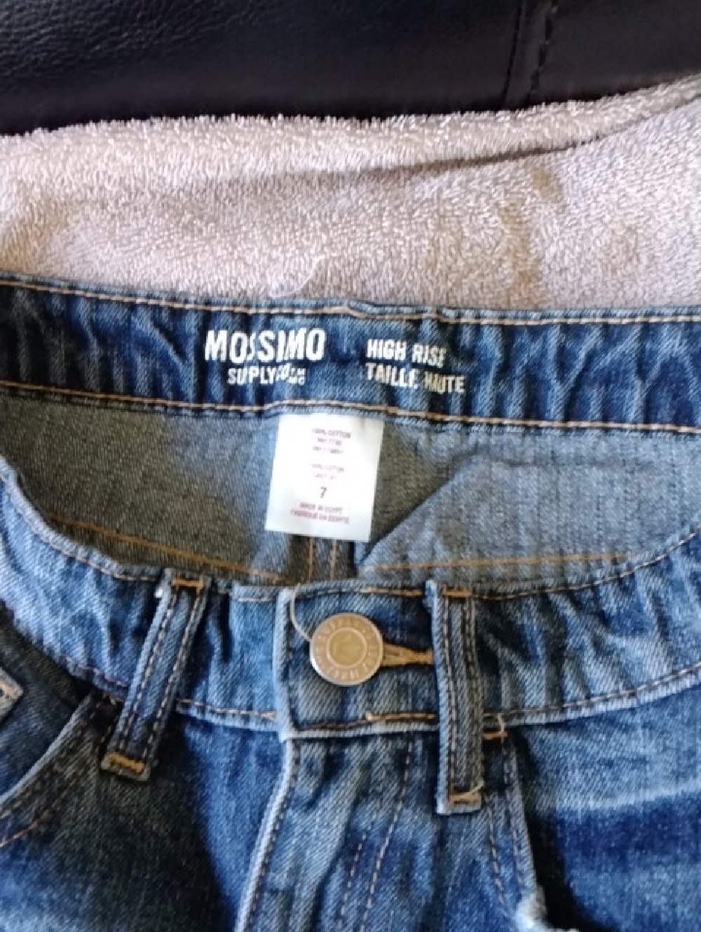 High Rise Jean Shorts - Picture 6 of 6